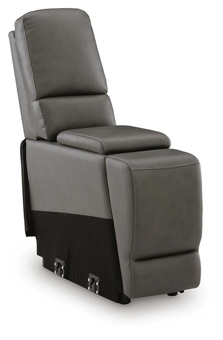 5Z-Harrenhurst Power Reclining Sectional Loveseat with Console
