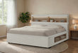 Sadie Beige Bed with Storage
