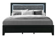 Reid Black Bed Group with LED