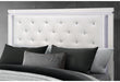 Alina White Bed with LED