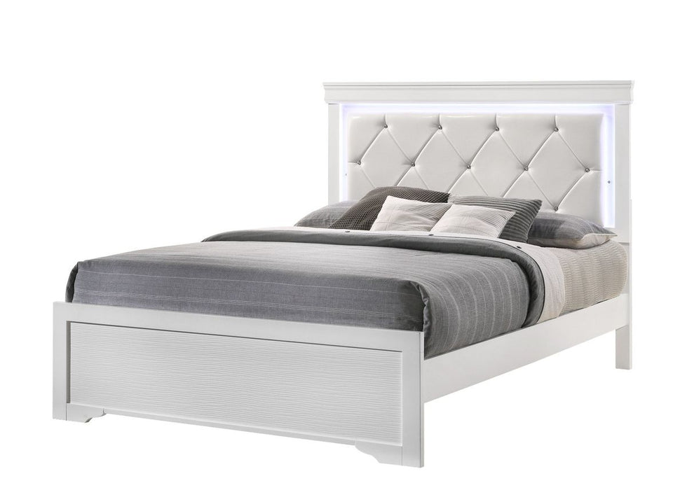 Galaxy Home Brooklyn Twin Bed in White