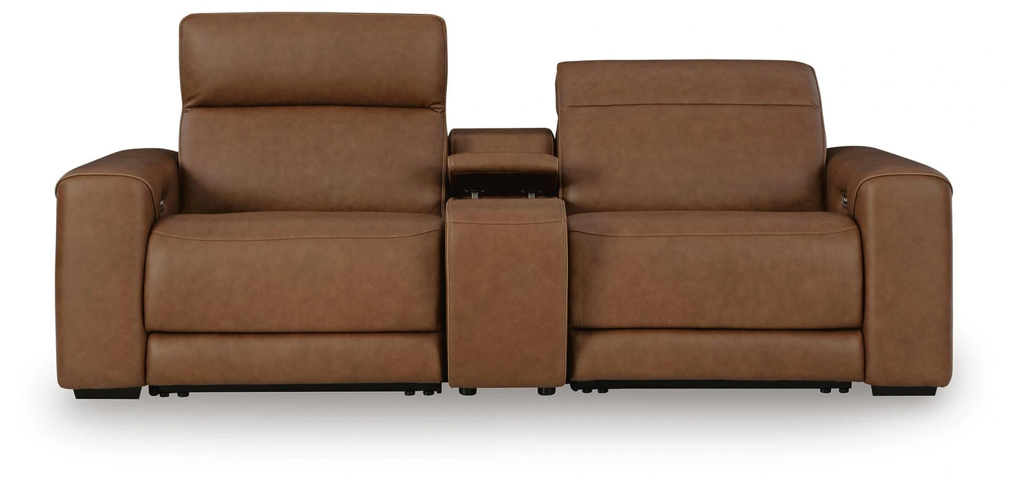 Rally-Up Power Reclining Sectional Loveseat with Console