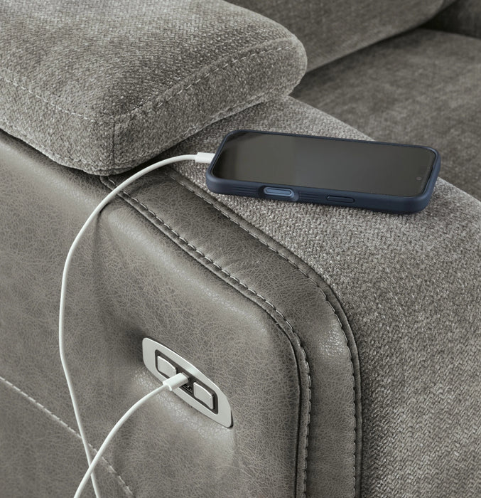 Ultimax Power Reclining Loveseat with Console