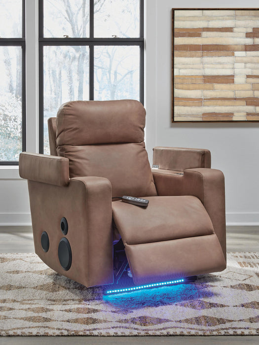 Flinlock Power Glider Recliner with Audio System
