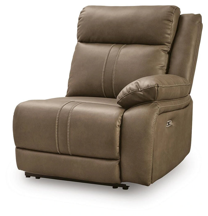 Max-Media Power Reclining Sectional Loveseat