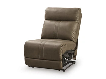 Max-Media Power Reclining Sectional with Audio Console