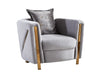 Galaxy Home Chanelle Chair in Gray image