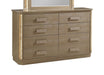 Galaxy Home Medusa Dresser in Gold image
