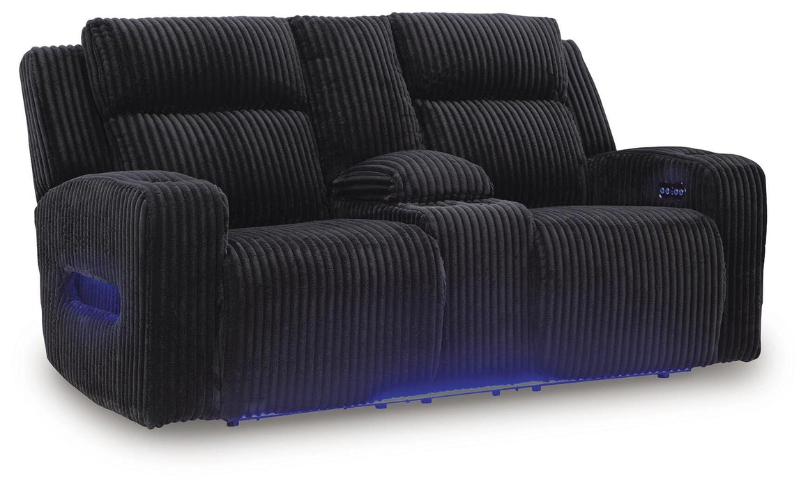 TwinBrooke Power Reclining Loveseat with Console