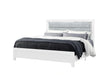 Luccia White Bed Group with LED