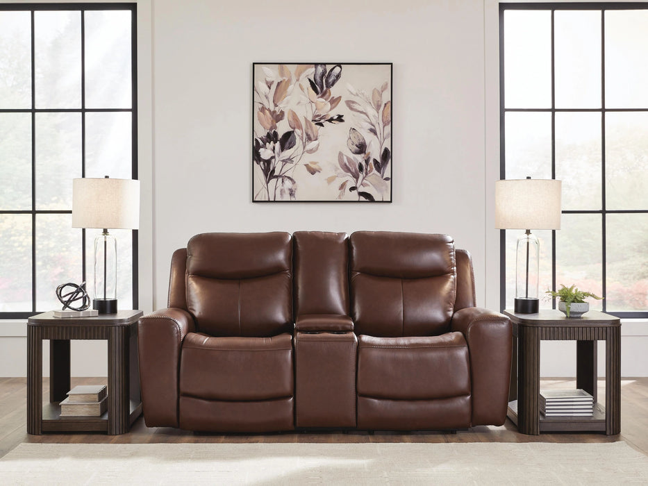 Momentum Moves Power Reclining Loveseat with Console