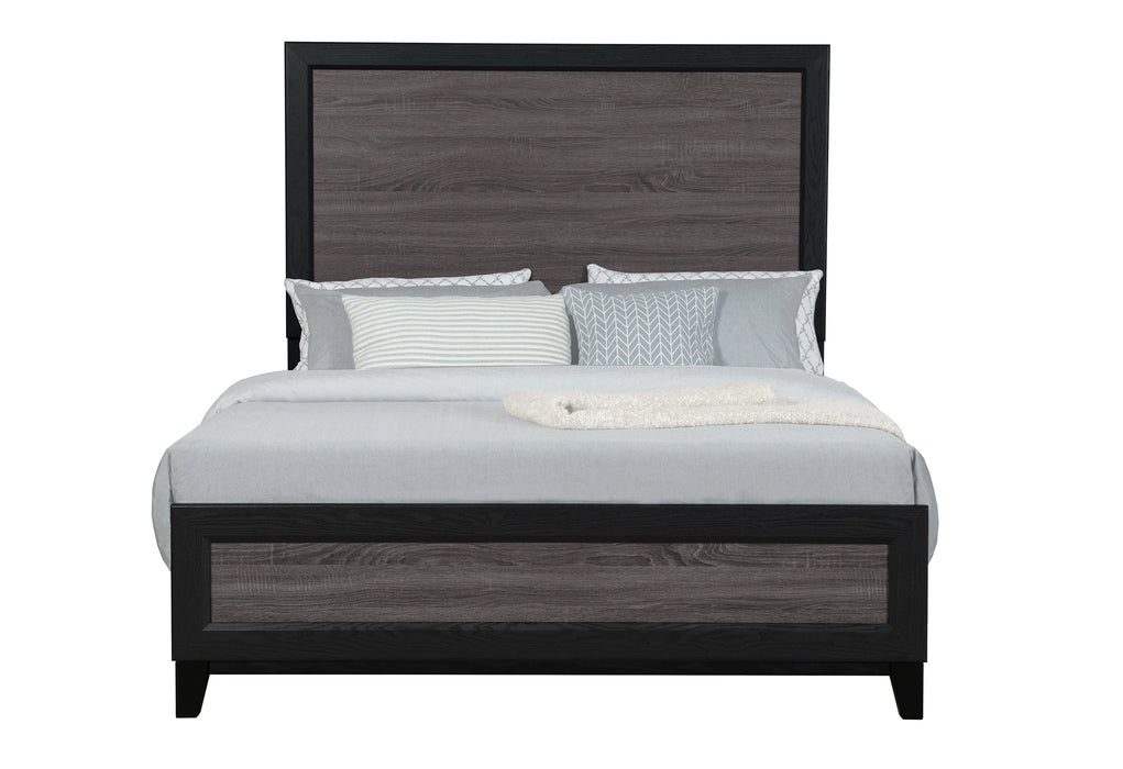 Lisbon Grey/Black Bed Group