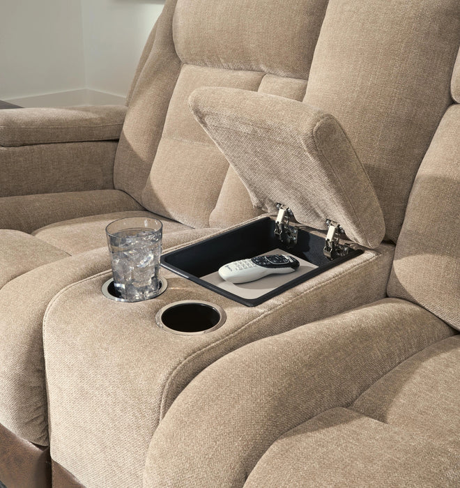 Ultimax Power Reclining Loveseat with Console