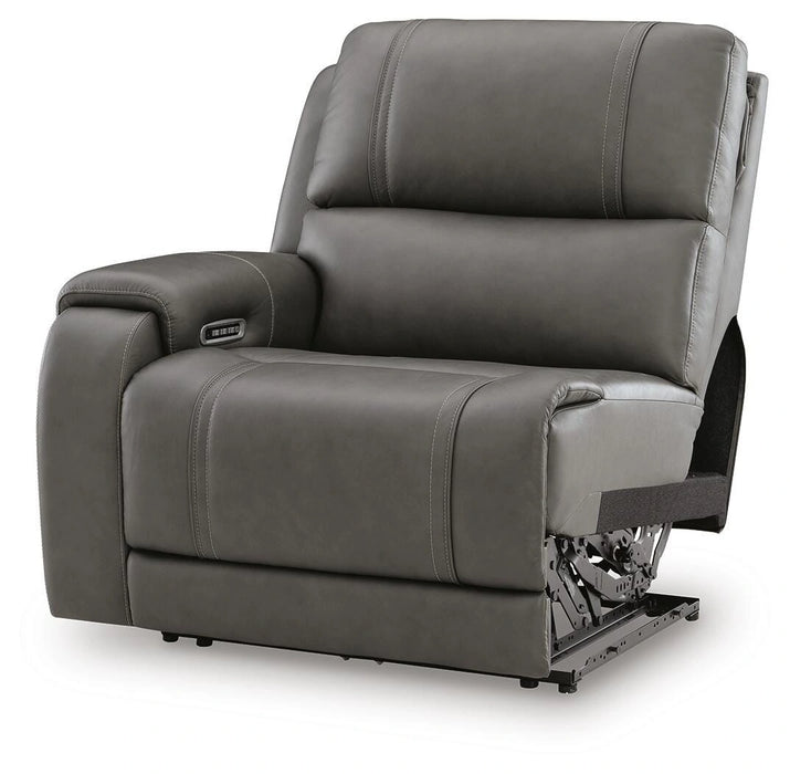5Z-Harrenhurst Power Reclining Sectional Loveseat with Console