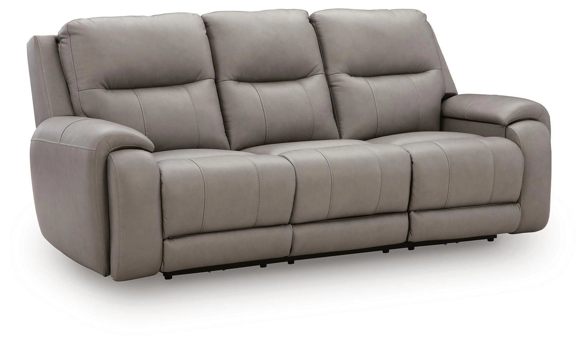 Trendsetter Power Reclining Sofa with Audio Seating