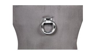 Galaxy Home Erica Wood Legs Dining Chair (Set of 2) in Dark Grey