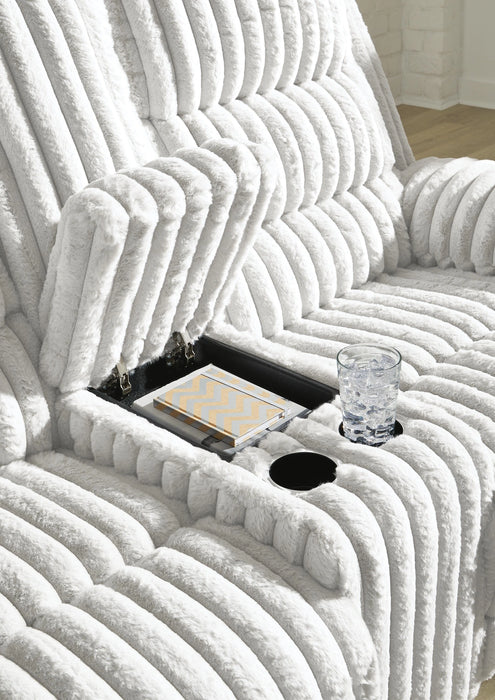 Technique Power Reclining Loveseat with Console
