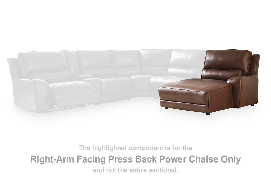 Silverbrooke Reclining Sectional with Chaise and Storage Consoles