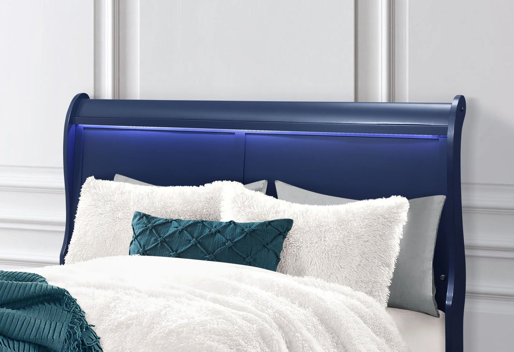 Charlie Bed Group with LED