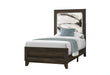 Harmony Brown Bed with LED