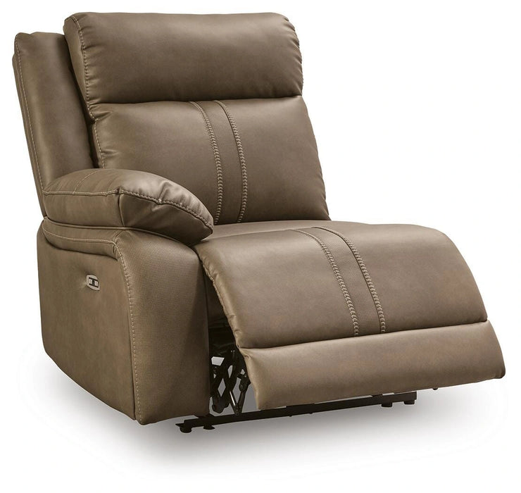 Max-Media Power Reclining Sectional Loveseat