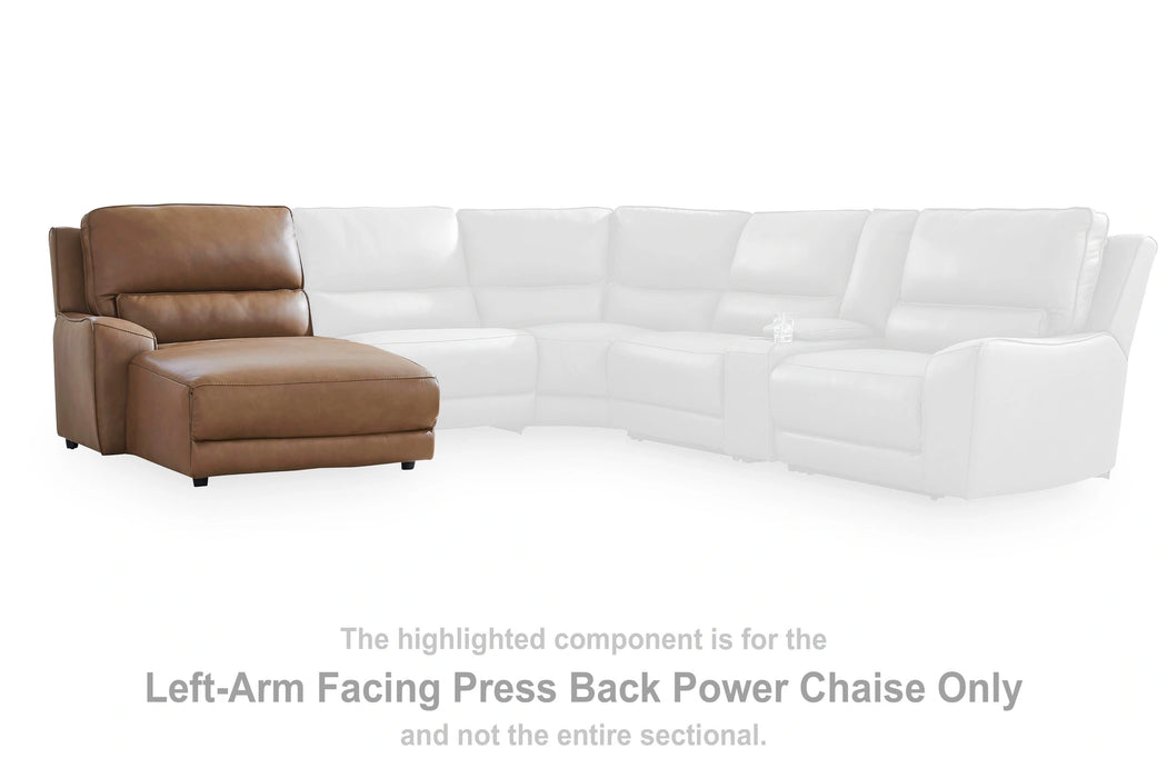 Silverbrooke Reclining Sectional with Chaise and Storage Consoles