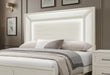 Clara Beige Bed with LED