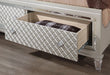 Paris Champagne Bed Group with LED