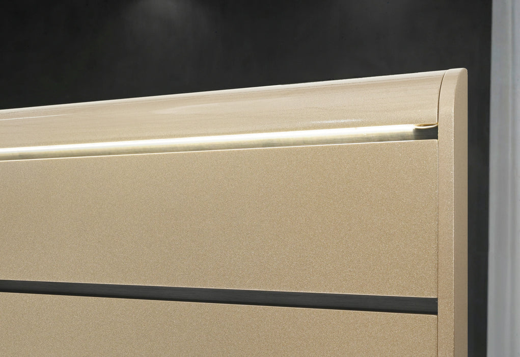 Genesis Gold Bed with LED