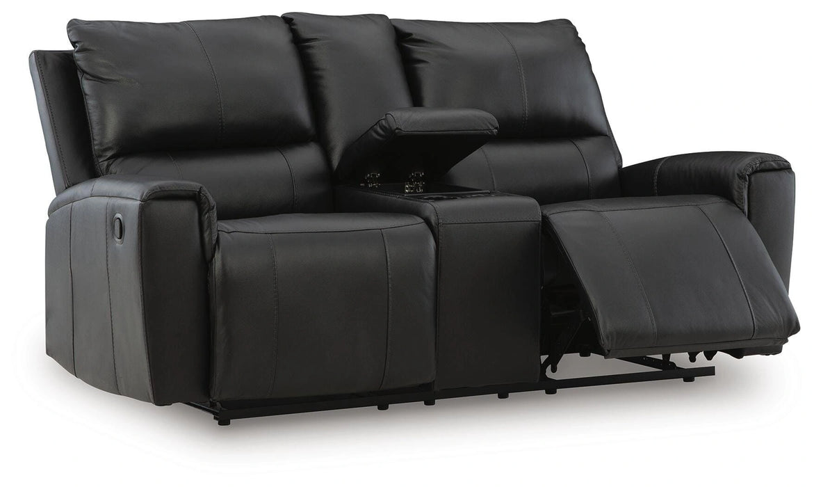 Danemere Reclining Loveseat with Console