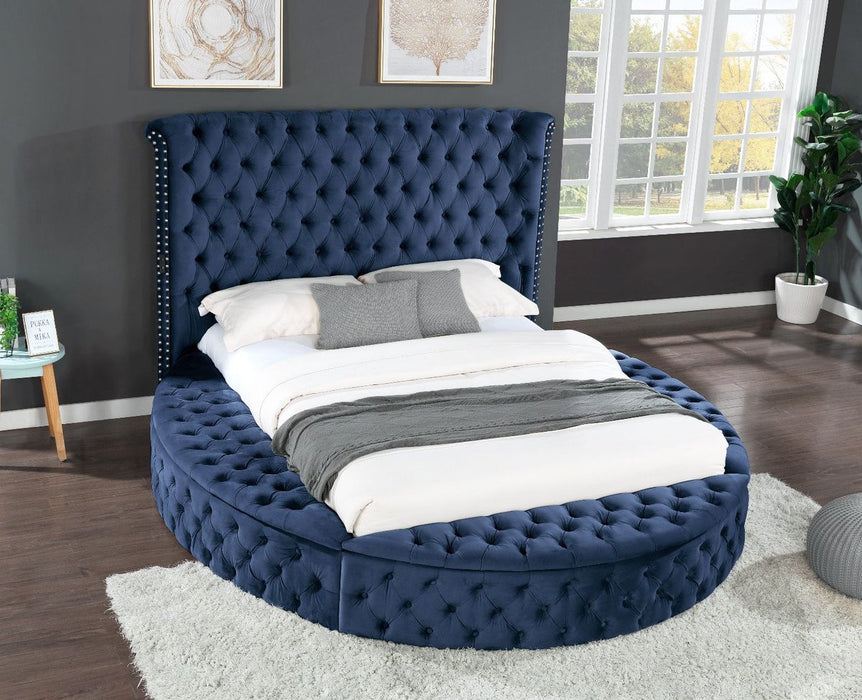 Galaxy Home Hazel Queen Bed in Blue image