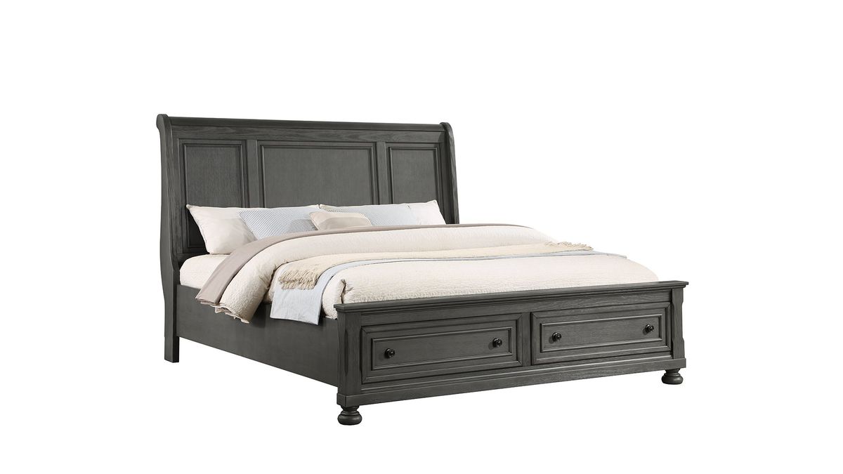 Galaxy Home Jackson King Bed in Gray image