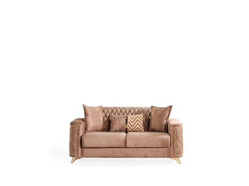 Galaxy Home Luna Loveseat in Copper image