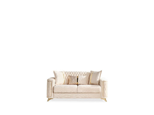 Galaxy Home Luna Loveseat in Ivory image