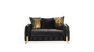 Galaxy Home Lust Loveseat in Black image