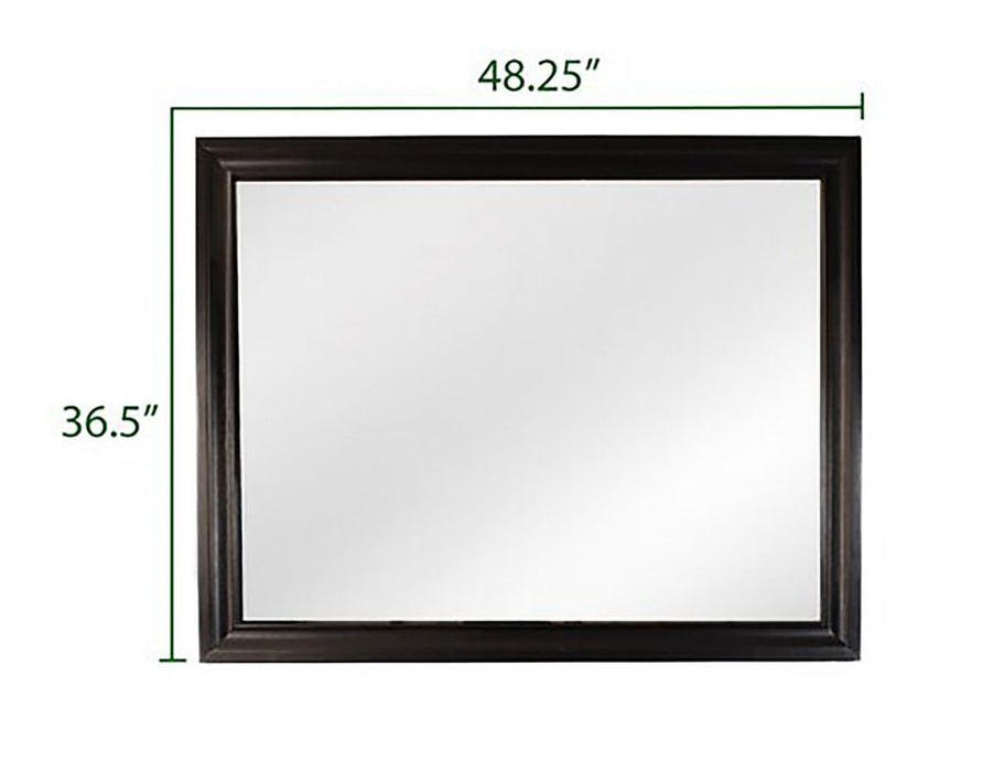 Galaxy Home Matrix Mirror in Gray