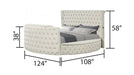 Galaxy Home Maya King Bed in Cream image