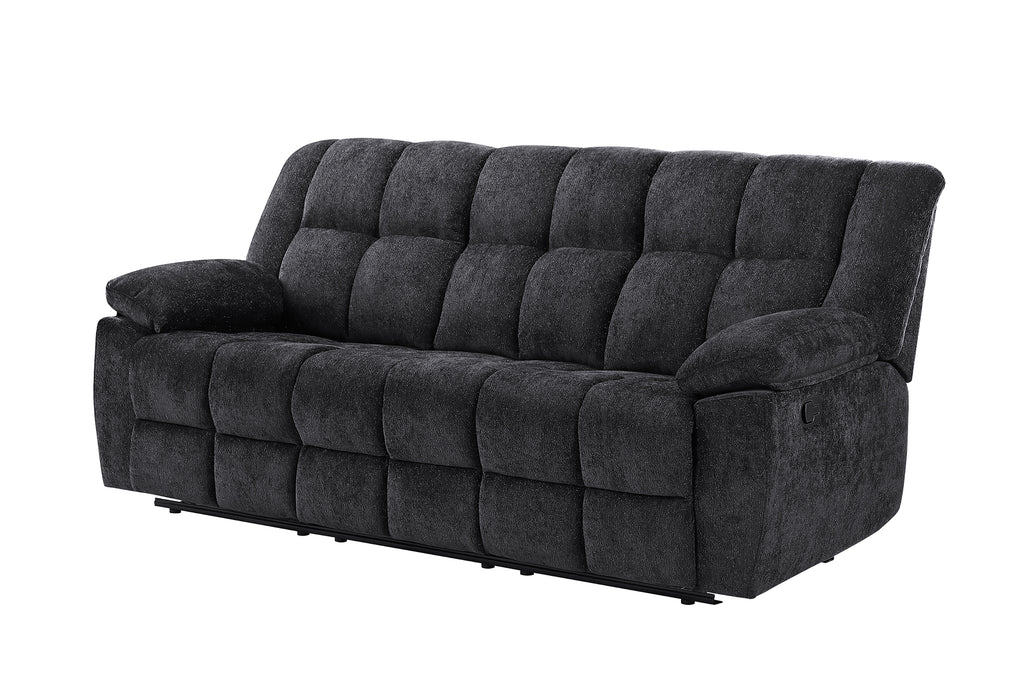 U6000 BLACK RECLINING SOFA - Smart Rent To Own (PA) - Multi Location