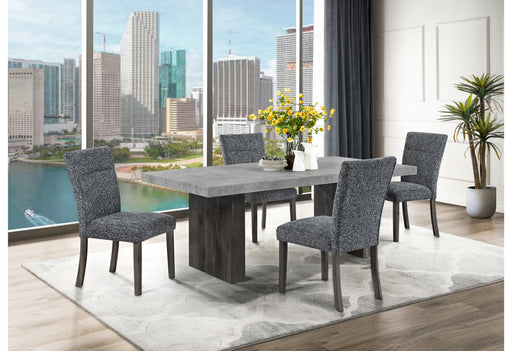 D2410 DINING TABLE + 8 D86DC DINING CHAIR - Smart Rent To Own (PA) - Multi Location