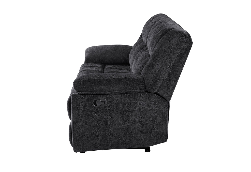 U6000 BLACK RECLINING SOFA - Smart Rent To Own (PA) - Multi Location