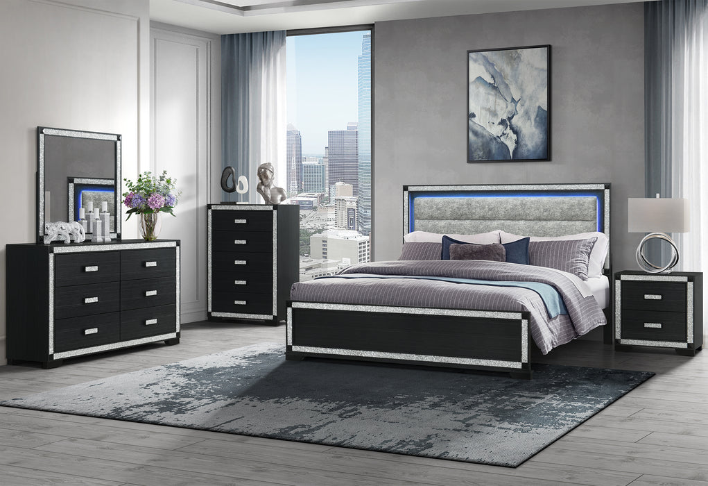 SOLEIL CHARCOAL QUEEN BED GROUP - Smart Rent To Own (PA) - Multi Location