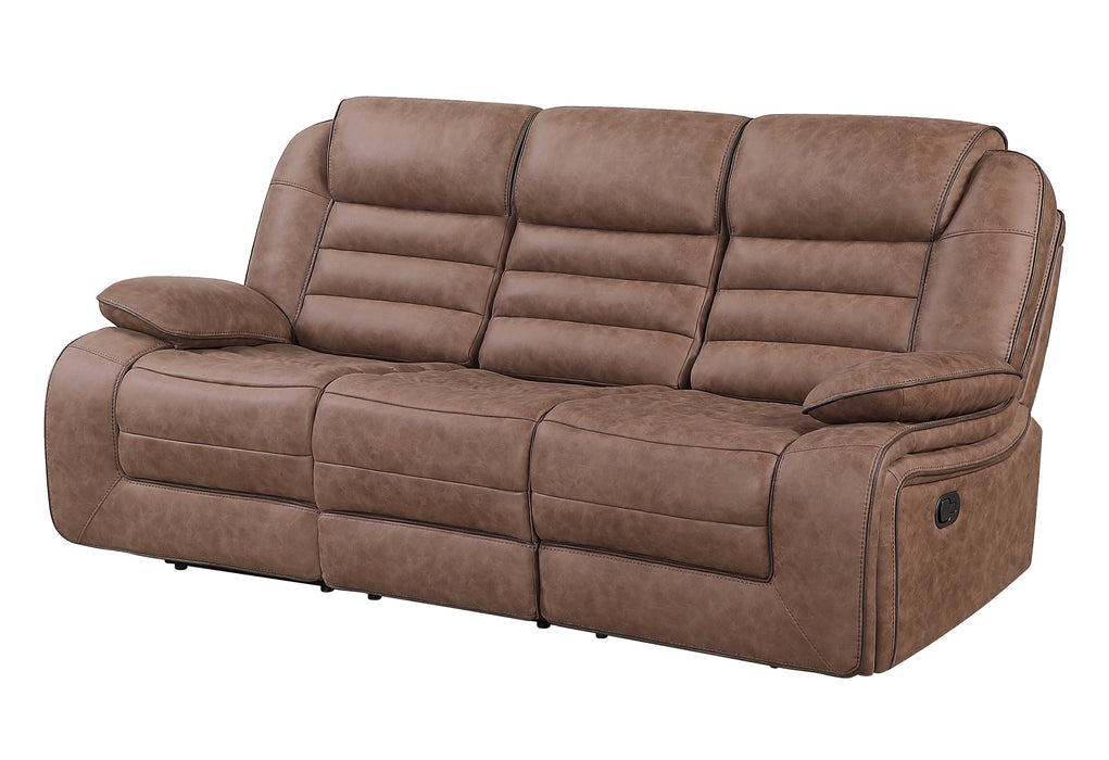 U2250 BROWN RECLINING SOFA - Smart Rent To Own (PA) - Multi Location