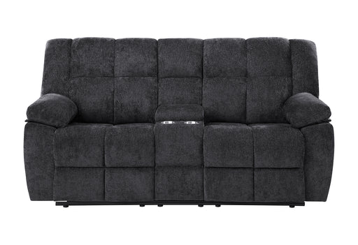 U6000 BLACK CONSOLE RECLINING LOVESEAT - Smart Rent To Own (PA) - Multi Location