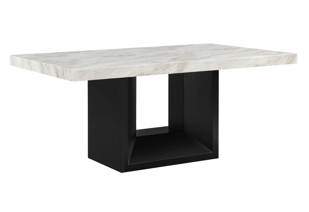 D02 DINING TABLE + 6 D03 BLACK DINING CHAIRS - Smart Rent To Own (PA) - Multi Location