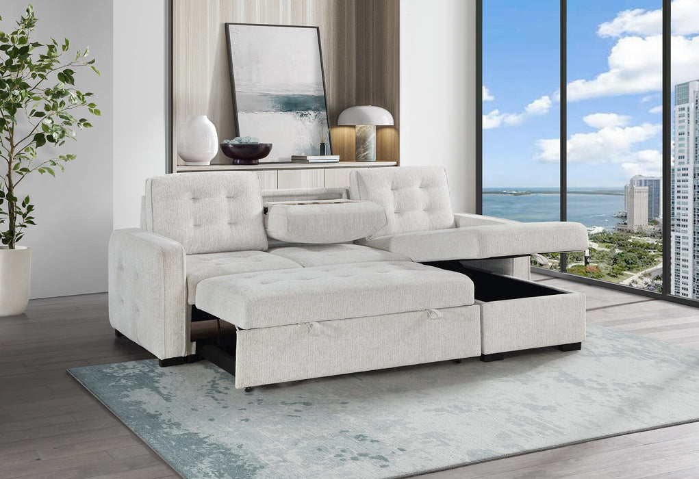 U0707 CHALK REVERSIBLE SOFA BED - Smart Rent To Own (PA) - Multi Location