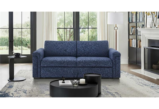 U0211 NAVY PULL OUT SOFA BED WITH LED ACRYLIC SHELVES AND SPEAKERS - Smart Rent To Own (PA) - Multi Location