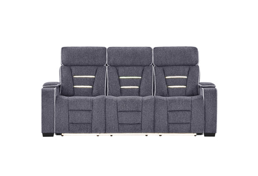 U1895 GREY P2 RECLINING SOFA WITH IS AND LED - Smart Rent To Own (PA) - Multi Location