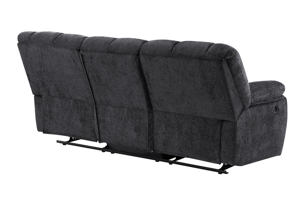 U6000 BLACK RECLINING SOFA - Smart Rent To Own (PA) - Multi Location
