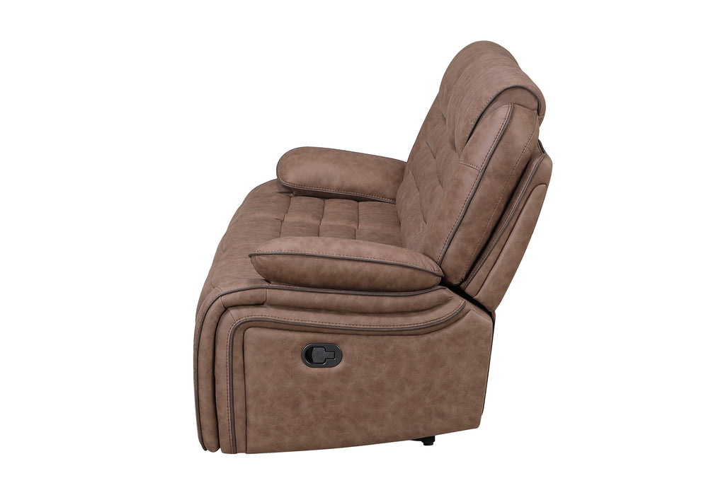 U2250 BROWN RECLINING SOFA - Smart Rent To Own (PA) - Multi Location