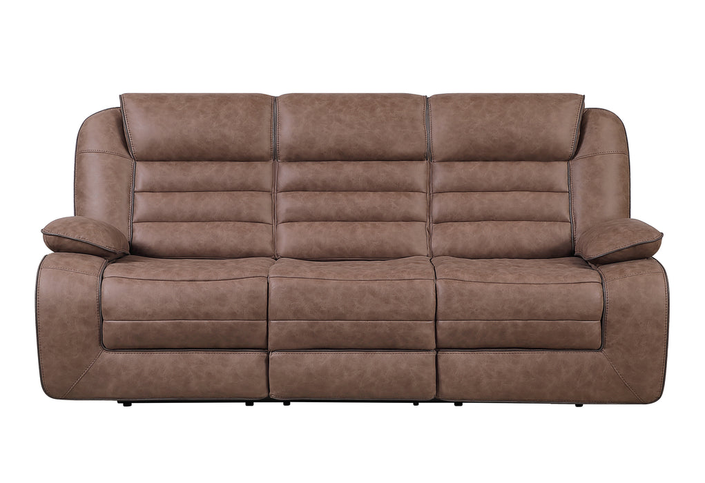 U2250 BROWN RECLINING SOFA - Smart Rent To Own (PA) - Multi Location